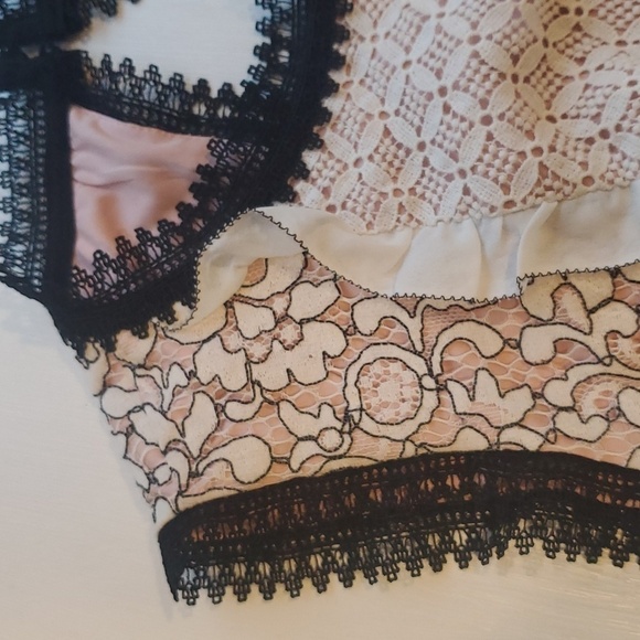 True Decadence Asos White Floral Lace Open Back Dress 18 - Picture 7 of 10